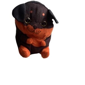 Cute Rottweiler Dog Plush Stuffed Animal Toy Kids Play‎ Pal